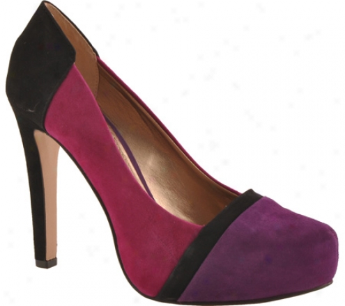 Bcbgeneratiom Perrries (women's) - Grape/black/fuchsia Kidskin Suede