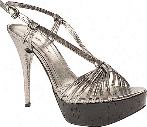 Bcbgeneration Santos (women's) - Pewter/black Metallic/cork