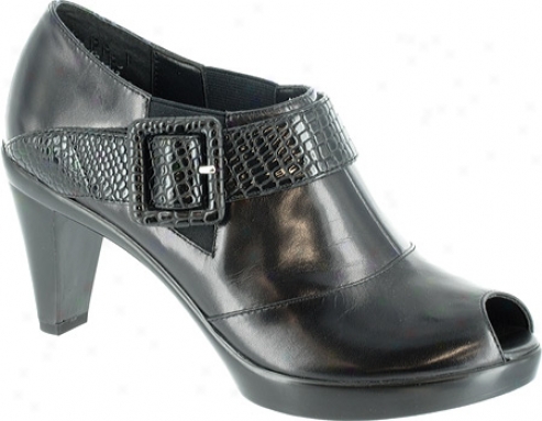 Bella Vita View (women's) - Black Leather/croco