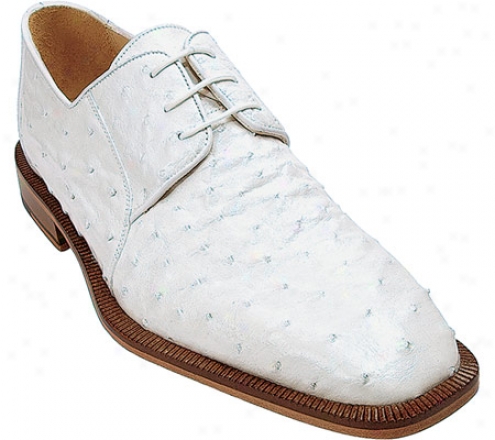 Belvedere Fabio (men's) - White Ostrich