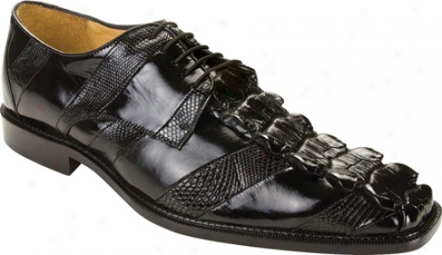 Belvedere Fabrizio (men's) - Black Crocodile/lizard/calf