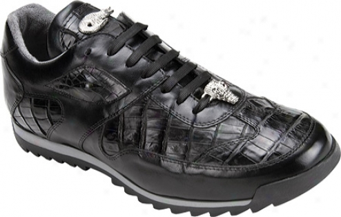 Belvedere Ferro (men's) - Black Caiman/calf