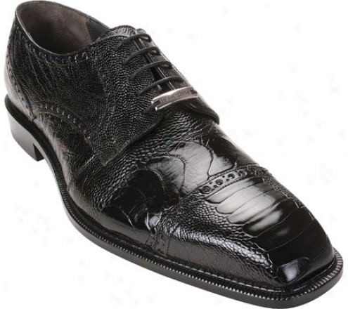 Belvedere Lucca (men's) - Black Ostrich