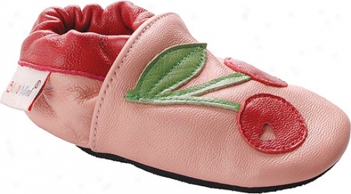 Bibi And Mimi Cherries (infants') - Pink/red Leather