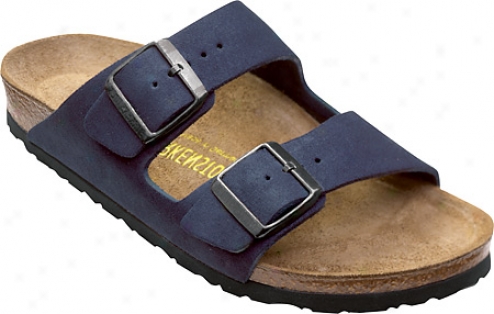 Birkentock Arizona Suede - Navy Dismal Silky Suede