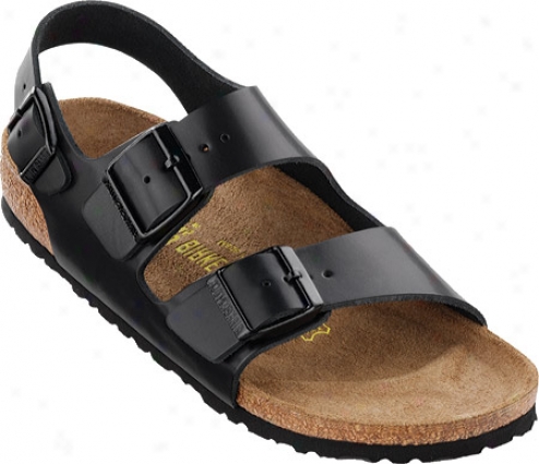 Birkenstock Milano Leather - Hunter Black