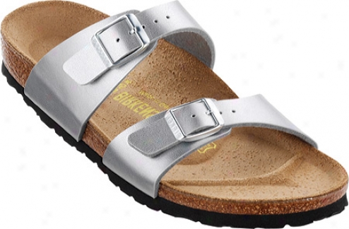 Birkenstock Sydney Birko-flor (women's) - Silver