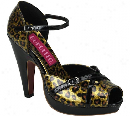 Bordello Cheetah 06g (women's) - God Pearlized Cheetah Patent