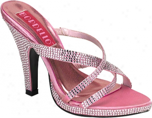 Bordello Siren 02r (women's) - Baby Pink Rhinestones