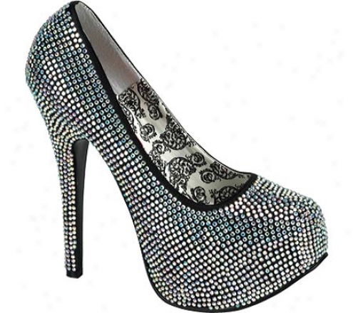 Bordello Teeze 06r (women's) - Iridescent Rhinestones