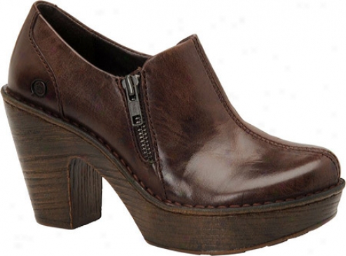 Born Famke (women's) - Dark Brown Full Grain Leather