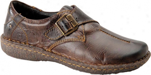 Born Gilda (women's) - Castagno Full Grain Leather