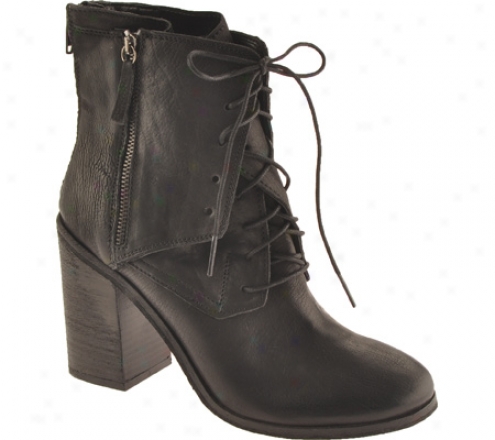 Boutique 9 Saffi (women's) - Black/black Leather