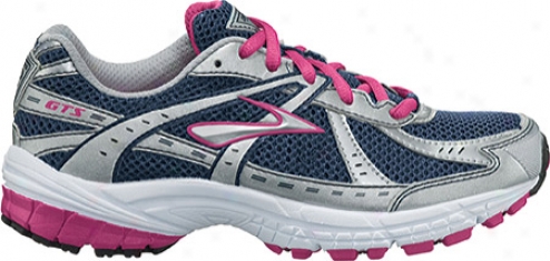 Brooks Adrenaline Gts (girls') - Beetroot/dark Denim/obsidiann/silver