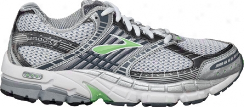 Brooks Ariel (women's) - Green Ash/pavement/white/silver/black