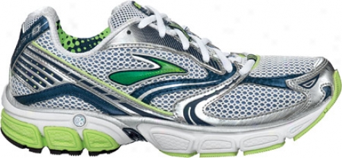 Brooks Ghost 3 (women's) - Sharp Green/infinity/dk. Denim/white/silver/black