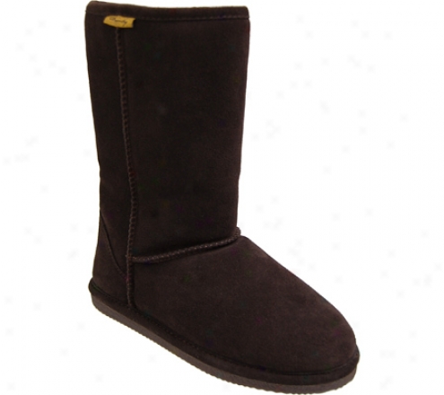 Brumby Australia Shearljng Sheepskin Flat Sole Boots (women's) - Chocolate