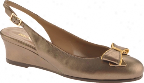 Bruno aMgli Demetria (women's) - Pewter Metallic Nappa/gold