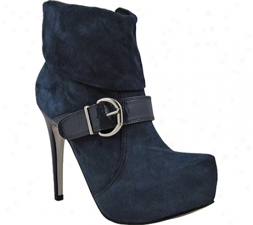 Brumo Menegatti 1473609 (women's) - Navy Suede/navy Patent