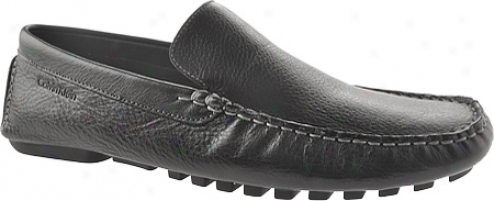 Calvin Klein Deauvville (men's) - Black/gravel Waxy Tumbled Leather