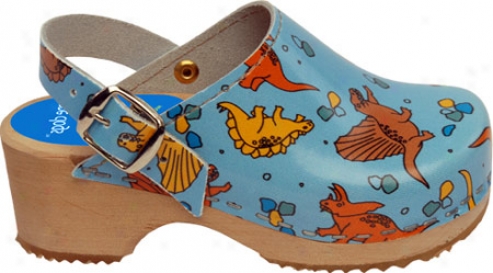 Cape Clogs Dinosaur (children's) - Blue/multi