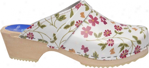 Cape Clogs Floral Garden (women's) - White/multi