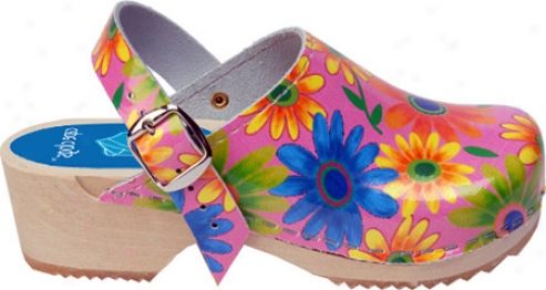 Cap3 Clogs Flower Host (giels') - Pink/multi