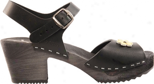 Cape Clogs Yellow Blososm (women's) - Black/yellow