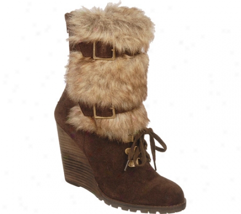 Carlos By Carlos Santana Fabulous (women's) - Dark Brown Suede