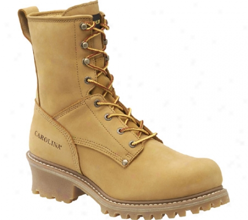 Carolina St 600g Nubuck Logger 8 (men's) - Wheat Nubuck