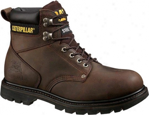 Caterpillar Second Shift Rugged (men's )- Dark Brown Leather W/rich Oil Feel/pull Up