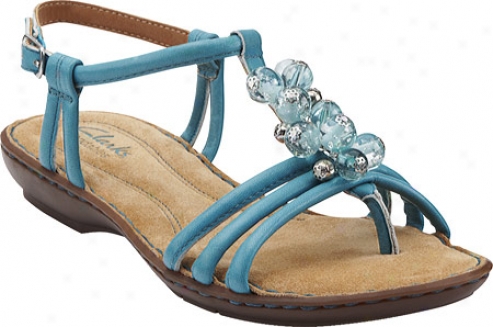 Clarks Brisk Bangle (women's) - Turquoise Leather