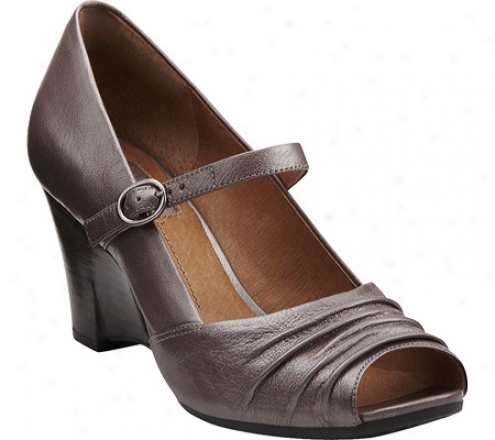 Clarks Domino Pip (women's) - Grey Leather