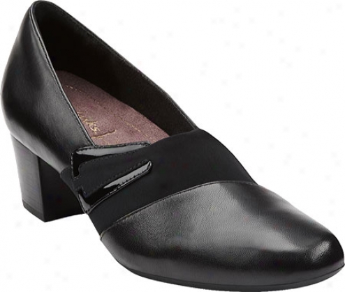 Clarks Levee Bank (women's) - Black Leather