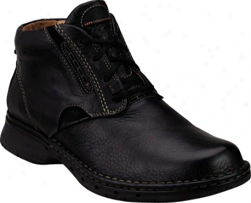 Clarks Un.furl (men's) - Black Leather