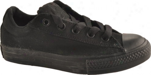 Converse Chuck Taylor All Star Street Ox (children's) - Black Monochrome