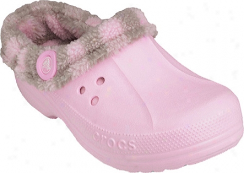 Crocs Blitzen Lumberjack Plaid (infants') - Bubblegum/light Grey