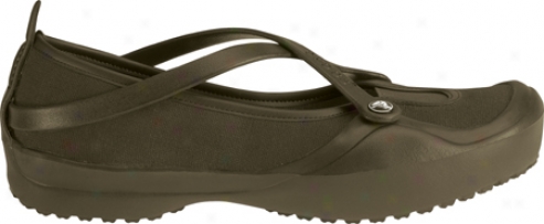 Crocs Celeste Canvas (women's) - Chocolate/chocolate