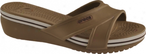 Crocs Crocband Wedhe (women's) - Khaki/khaki