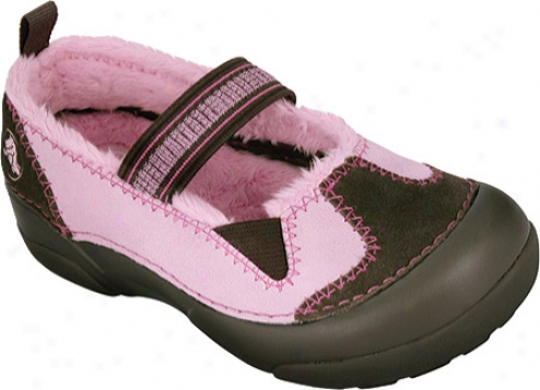 Crocs Dawson Mary Jane (infany Girls') - Chocolate/bubblegum