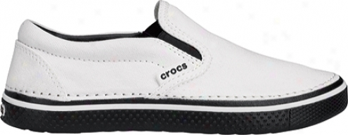 Crocs Hover Sneak Slip On (infant Boys') - White/black