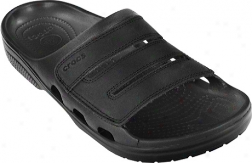 Crocs Yukon Slide (men's) - Black/black