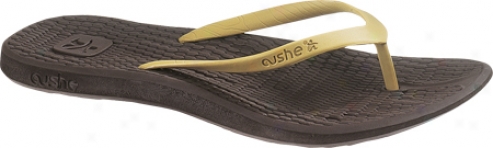 Cushe Manuka Fossil-flop (women's) - Chocolate /pineapple