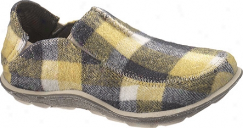 Cushe Surf Slipper Canvas (women's) - Yellow Plaid