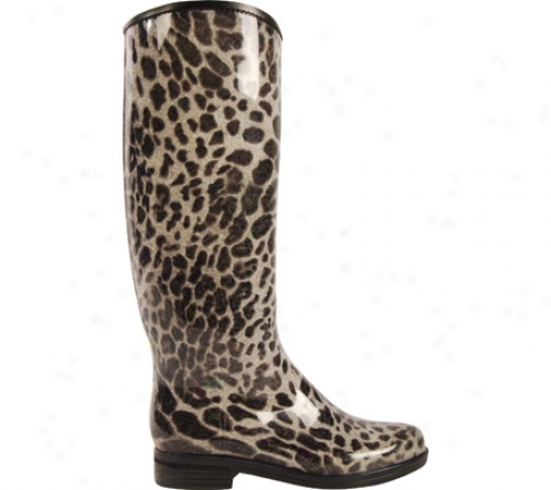 Dav English Snow Leopard (women's) - Black Pvc