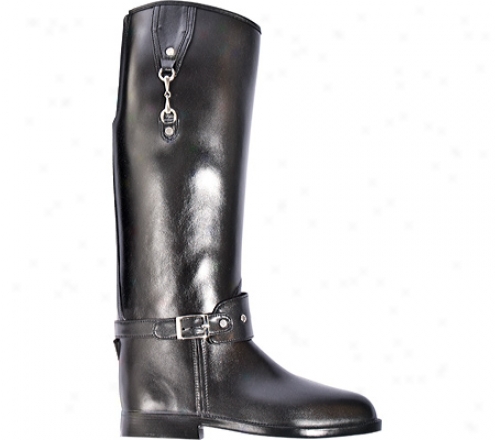 Dav Equestrian Bit (women's) - Blafk/black Pvc