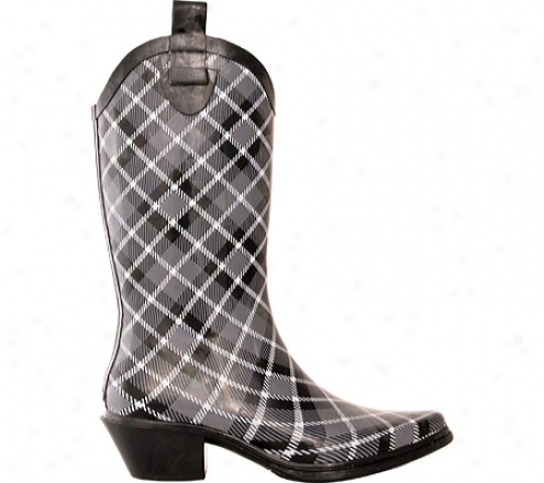 Dav Western Cowboy Plaid (women's) - Slate Rubber