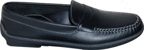 David Spencer Key West (men's) - Black Waxy Leather