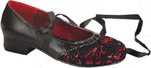 Demonia Blush 08 (women's) - Red/black Pu