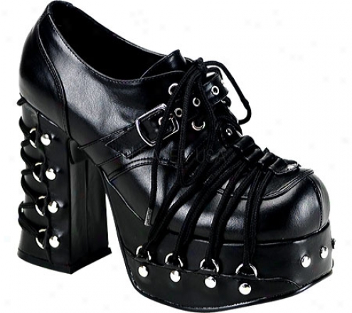 Demonia Charade 35 (women's) - Black Pu